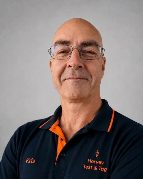 Kris Urwin, Owner and Manager of Harvey Test & Tag